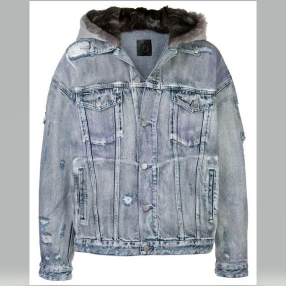 Alchemist Lost Highway Trucker Jacket Size XXL Made in Italy NWOT - Picture 5 of 16